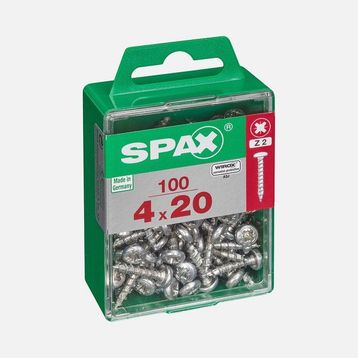 Spax Yuvarlak Başlı 4x20 mm Galvaniz