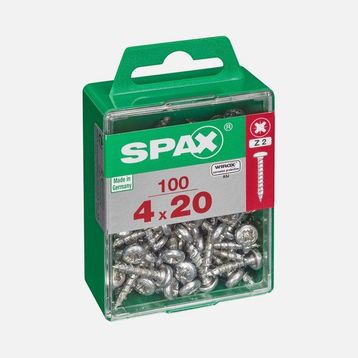 Spax Yuvarlak Başlı 4x20 mm Galvaniz