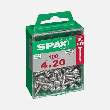 Spax Yuvarlak Başlı 4x20 mm Galvaniz