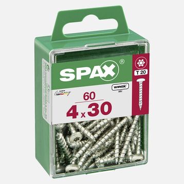 Spax Yuvarlak Başlı 4x30 mm Galvaniz