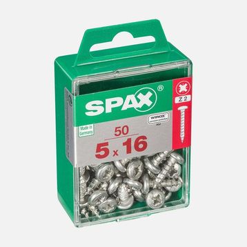 Spax Yuvarlak Başlı 5x16 mm Galvaniz