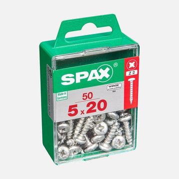 Spax Yuvarlak Başlı 5x20 mm Galvaniz