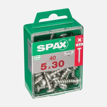 Spax Yuvarlak Başlı 5x30 mm Galvaniz