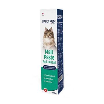 Spectrum Anti Hairball Tüy Yumağı Önlemeyi Destekleyen Malt Paste 100 gr Kedi Macunu