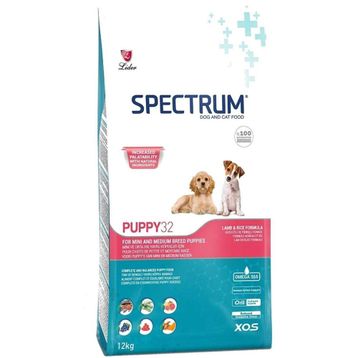 Spectrum Puppy 32 12 kg Kuzu Etli ve Pirinçli Küçük ve Orta Irk Yavru Köpek Maması