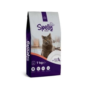 Spelly 7 kg Somonlu Yetişkin Kısırlaştırılmış Kedi Mama