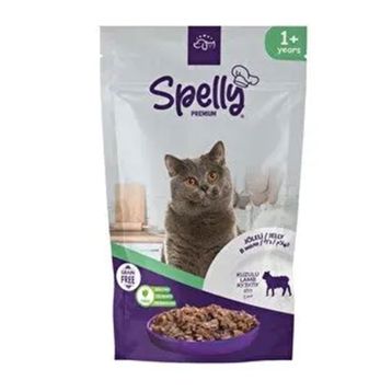 Spelly 85 gr Kuzulu Yetişkin Yaş Kedi Mama