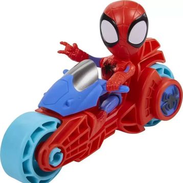 Spider F6777-F7459 And Hıs Amazıng Frıends Motorsiklet ve Figür Spidey