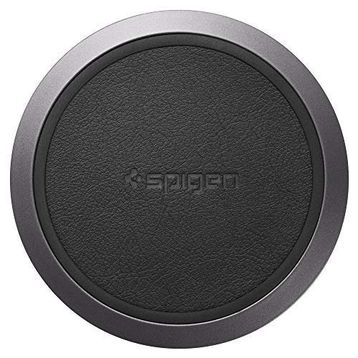 Spigen 000CH23122 İOS 7.5 W Android 10 W QI Sertifikalı Tüm Cihazlar İle Uyumlu Essential F308W Hızlı Kablosuz Şarj Cihazı
