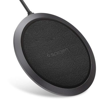 Spigen 000CH23122 İOS 7.5 W Android 10 W QI Sertifikalı Tüm Cihazlar İle Uyumlu Essential F308W Hızlı Kablosuz Şarj Cihazı
