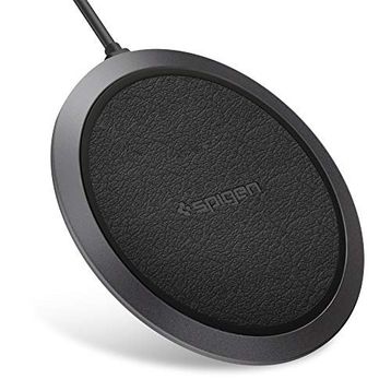 Spigen 000CH23122 İOS 7.5 W Android 10 W QI Sertifikalı Tüm Cihazlar İle Uyumlu Essential F308W Hızlı Kablosuz Şarj Cihazı