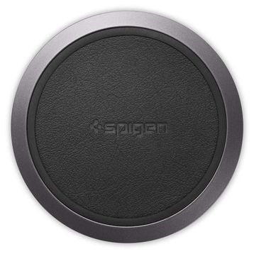 Spigen 000CH23122 İOS 7.5 W Android 10 W QI Sertifikalı Tüm Cihazlar İle Uyumlu Essential F308W Hızlı Kablosuz Şarj Cihazı