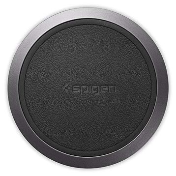 Spigen 000CH23122 İOS 7.5 W Android 10 W QI Sertifikalı Tüm Cihazlar İle Uyumlu Essential F308W Hızlı Kablosuz Şarj Cihazı