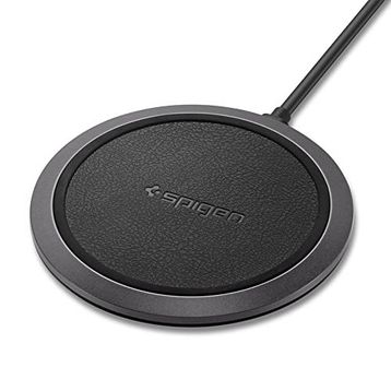 Spigen 000CH23122 İOS 7.5 W Android 10 W QI Sertifikalı Tüm Cihazlar İle Uyumlu Essential F308W Hızlı Kablosuz Şarj Cihazı