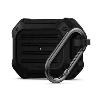 Spigen ASD00537 Apple AirPods Pro Tough Armor Black Telefon Kılıfı