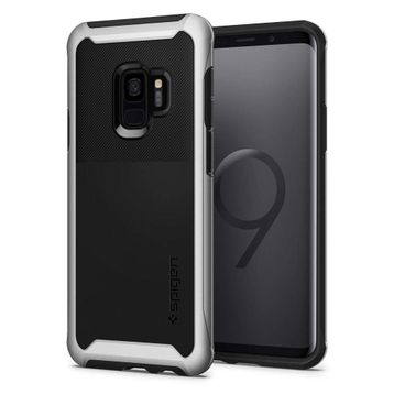 Spigen Galaxy S9 Neo Hybrid Silver Arctic Kılıf