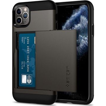 Spigen Iphone 11 Slim Armor Gunmetal Telefon Kılıfı
