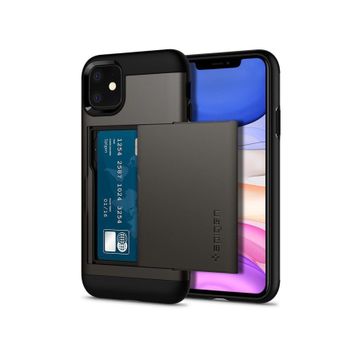 Spigen Iphone 11 Slim Armor Gunmetal Telefon Kılıfı