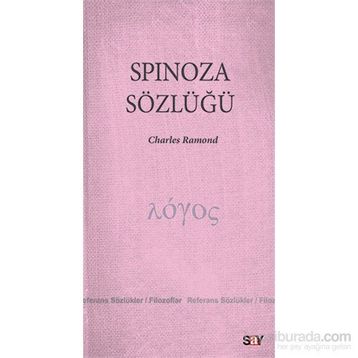 Spinoza Sözlüğü - Charles Ramond