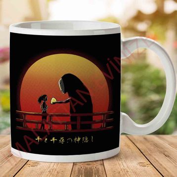 Spirited Away Chihiro on Sunset Baskılı Kupa