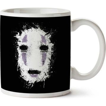 Spirited Away Ink No Face Baskılı Kupa