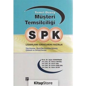 SPK LISANSLAMA SINAVLARINA HAZIRLIK - TEMEL DÜZEY MÜŞTERI TEMSILCILIĞI - KOLEKTIF