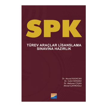 SPK TÜREV ARAÇLAR LISANSLAMA SINAVINA HAZIRLIK - KOLEKTIF