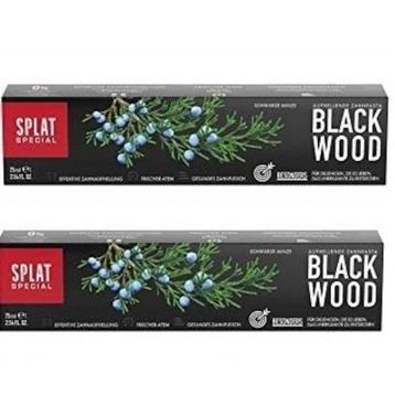 Splat Blackwood 2x75 ml Siyah Diş Macunu