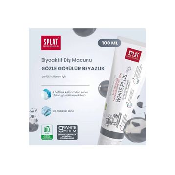 Splat Professional White Plus 100 ml Beyaz Diş Macunu