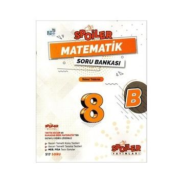 Spoiler Yayınları 8.Sınıf Matematik (B) Soru Bankası
