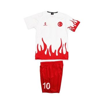 Sportech R0120 Beyaz Alevli Türkiye Forma Takımı