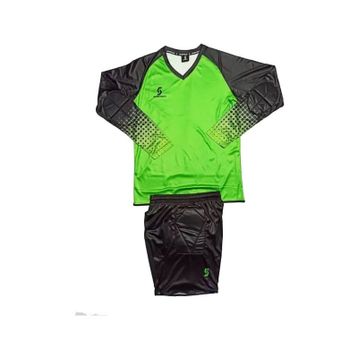 Sportech R0124 Yeşil Şortu Sünger Destekli Kaleci Forma Takımı