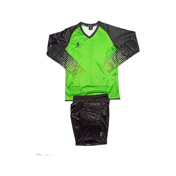 Sportech R0124 Yeşil Şortu Sünger Destekli Kaleci Forma Takımı