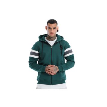 Sportive 24KE031-YSL Munich Yeşil Günlük Stil Erkek Sweatshirt