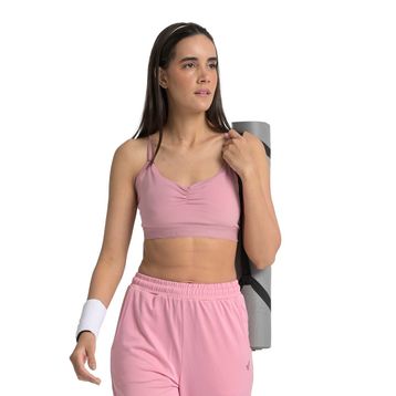 Sportive 25YK002-PMBE Pembe Ena Kadın Günlük Stil Sporcu Sütyeni