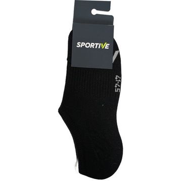 Sportive 25YUC007 Spt Unisex Siyah 2'li Sneaker Çorabı