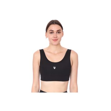 Sportive 712100 Kadın Spo-Regular Bra Kadın Siyah Günlük Stil Sporcu Sütyeni