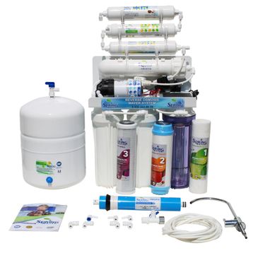 Spring Water Ters Ozmoz 11 Aşamalı 8 lt Pompalı Açık Kasa Su Arıtma Cihazı
