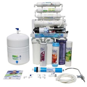 Spring Water Ters Ozmoz 11 Aşamalı 8 lt Pompalı Açık Kasa Su Arıtma Cihazı
