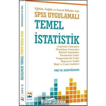 Spss Ve Excel Uygulamalı Temel İstatistik 1 - Şeref Tan