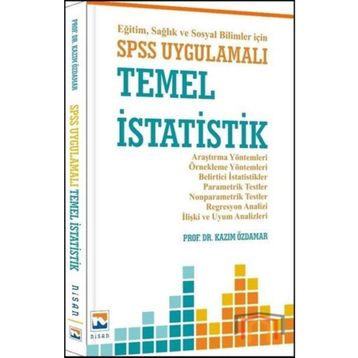 Spss Ve Excel Uygulamalı Temel İstatistik 1 - Şeref Tan