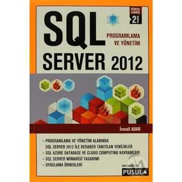 SQL SERVER 2012 - İSMAİL ADAR