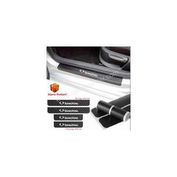 Ssangyong 4 Adet Karbon Kapı Eşiği Sticker