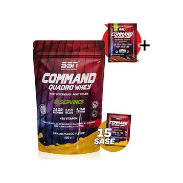 SSN 450 gr Muz Mango Command Quadro Whey Protein