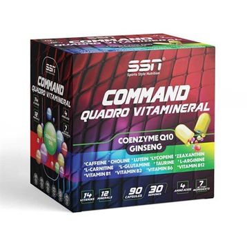SSN Sports Command Quadro Vitamineral 90 Kapsül