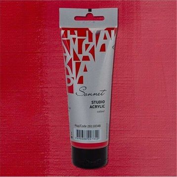 St.Petersburg 120 ml Red Deep 348 Sonnet Akrilik Boya