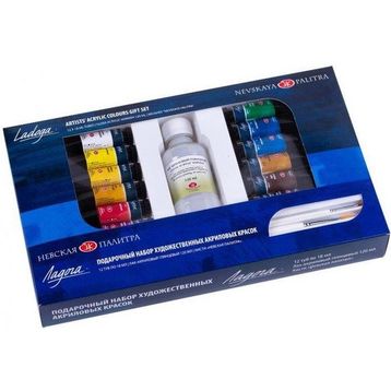 St.Petersburg 12x18 ml Ladoga Akrilik Boya Seti