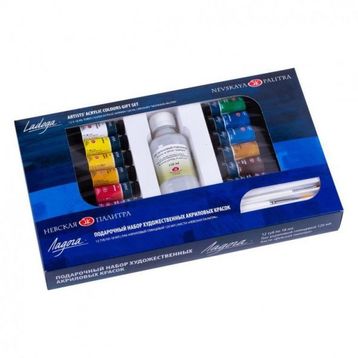 St.Petersburg 12x18 ml Ladoga Akrilik Boya Seti