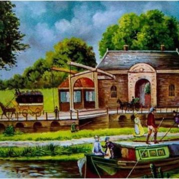 St.Petersburg 30x40 cm By the River 141761 Desenli Tuval