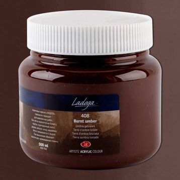 St.Petersburg 500 ml Burnt Umber 408 Ladoga Akrilik Boya